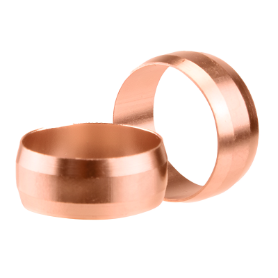 Copper Compression Ring Olive - 22mm Double