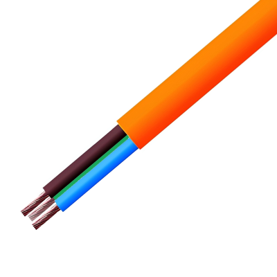 3 Core Orange Garden Flex Cable - 0.75mm x 100 Metres Left
