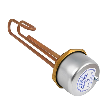 Backer Copper Immersion Heater & Thermostat - 27"