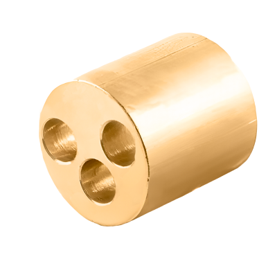 Brass 3 Way Bullet Manifold - 22mm x 10mm Left