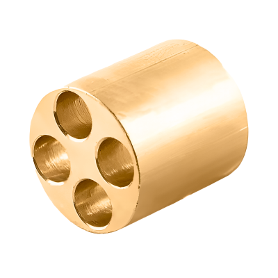 Brass 4 Way Bullet Manifold - 22mm x 10mm Left