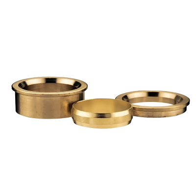 Brass Compression 3 Piece Reducing Set - 15mm x 12mm Left