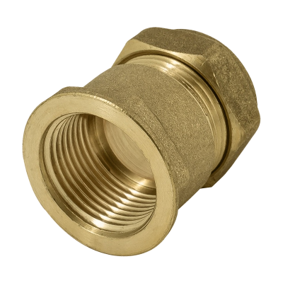 Brass Compression Female Adapter - 10mm x 1:2 BSP Left