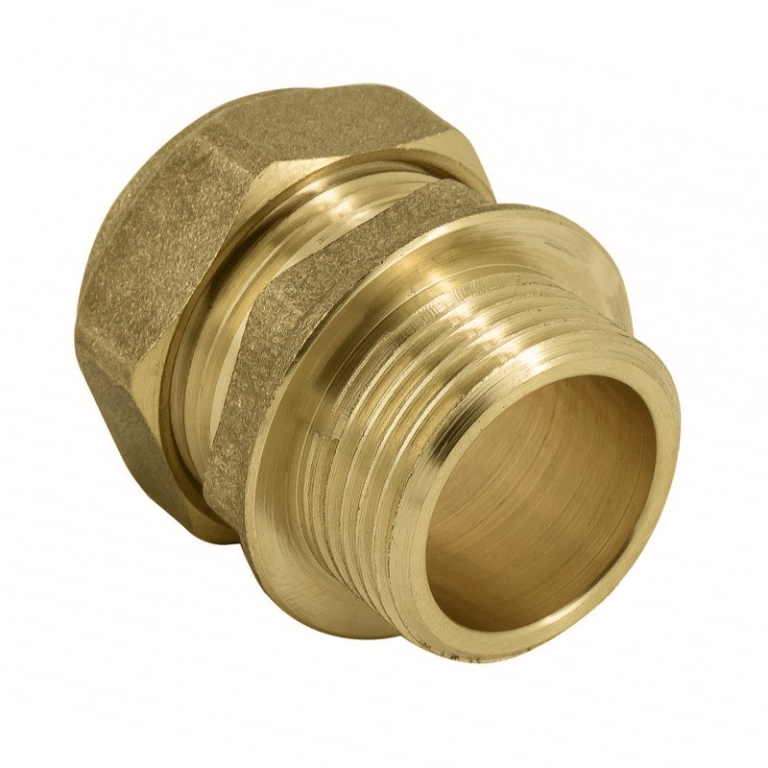 Brass Compression Male Adapter - 10mm x 1:2 BSP