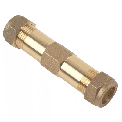 Brass Compression Repair Coupling Fitting - 22mm