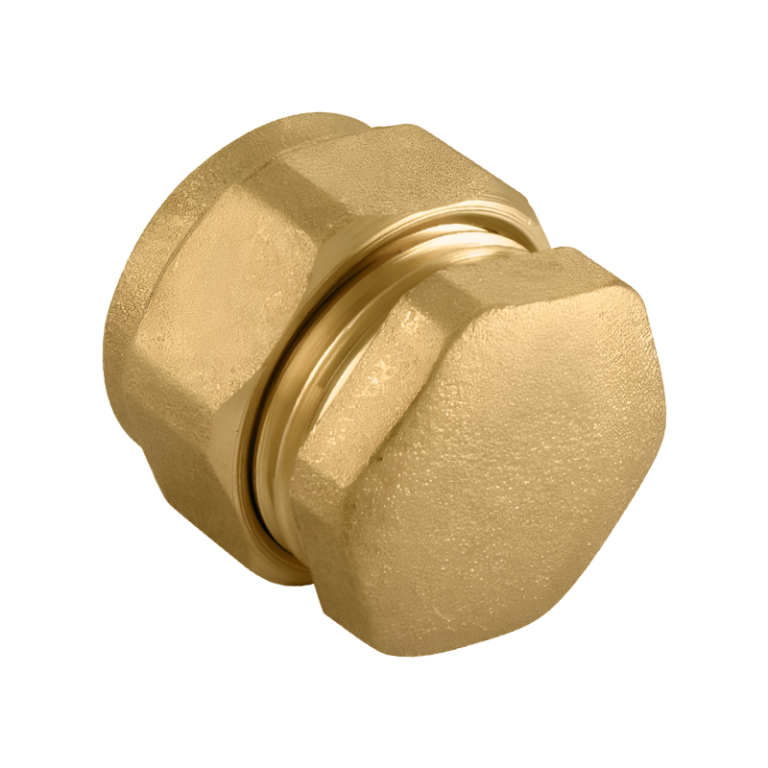 Brass Compression Stop End - 10mm