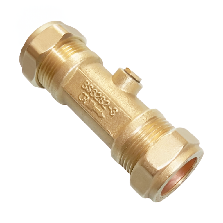 Brass DZR Compression Double Check Valve - 15mm