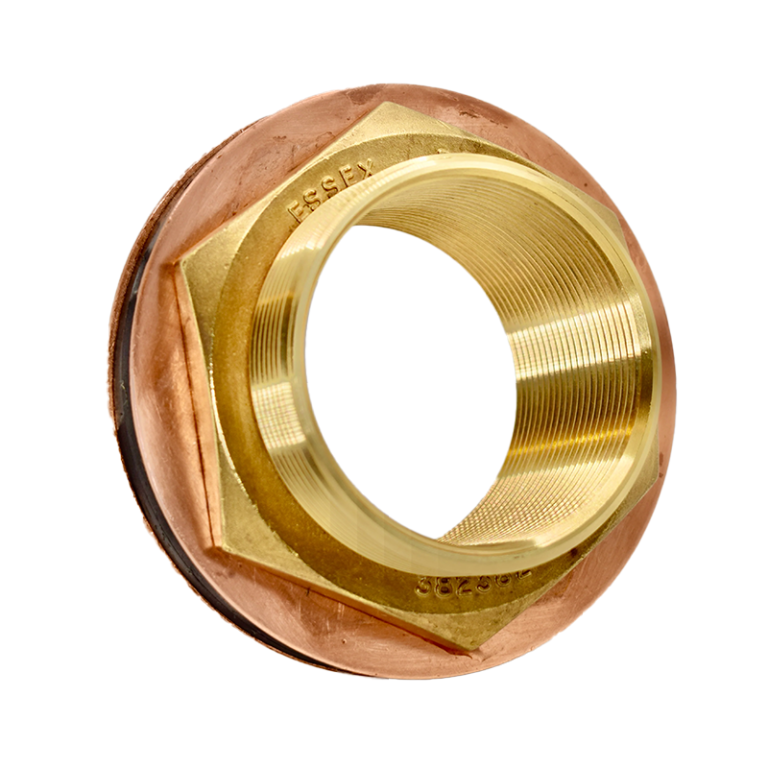 Brass E1R Flat Surfaces Flange - 2 1:4 BSP