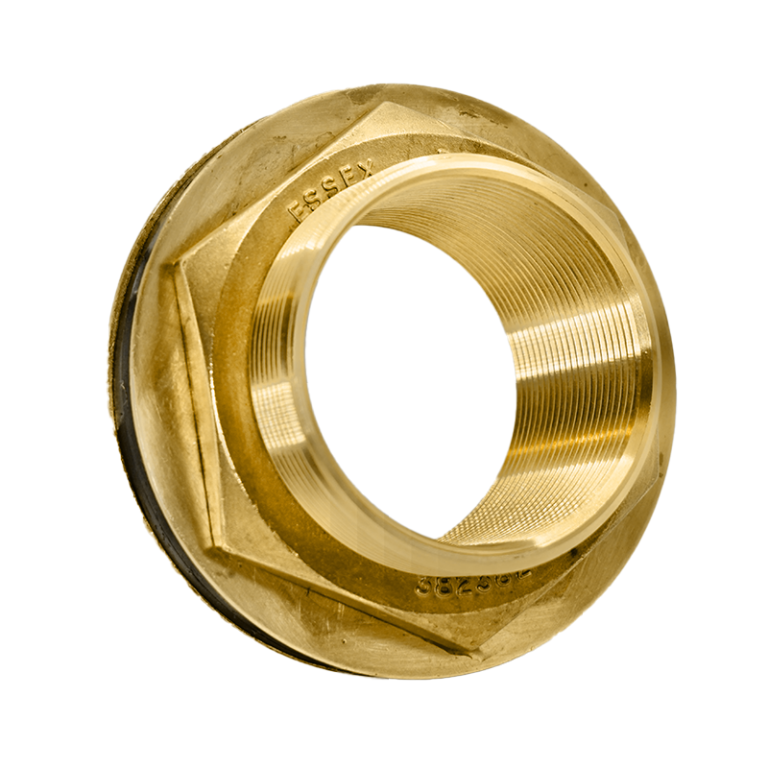 Brass E2_R Curved Surfaces Flange - 2 1_4_ BSP