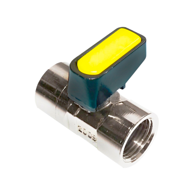 Brass Female Threaded Mini Lever Gas Ball Valve - 3:8 BSP