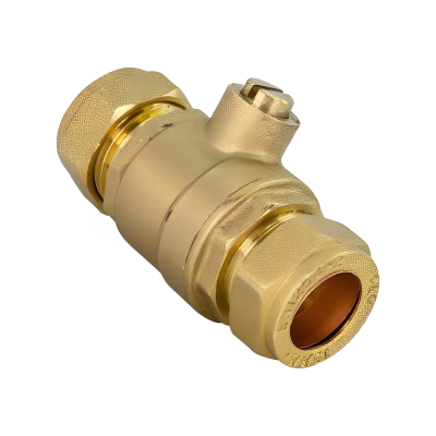 Brass Full Bore Isolation Valve - 15mm