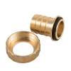 Brass Hose Union Bibtap Nut & Tail - 3/4" BSP