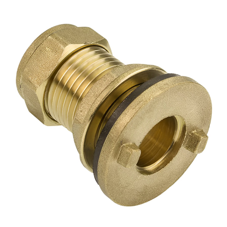 Brass Lug Style Tank Connector - 15mm