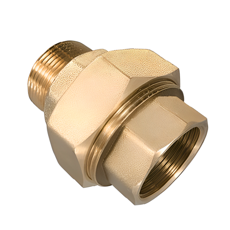 Brass Male & Female Cone Seat Union - 1:2 BSP