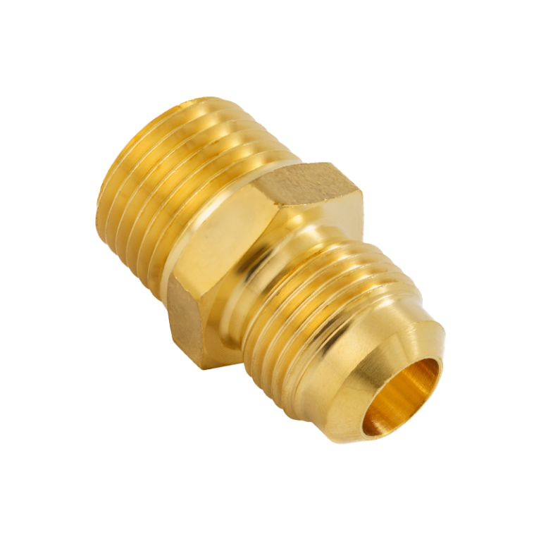 Brass Male Oil Flare Double End Union - 10mm