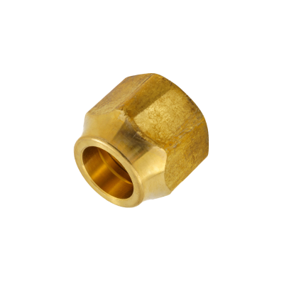 Brass Male Oil Flare Nut - 10mm Left