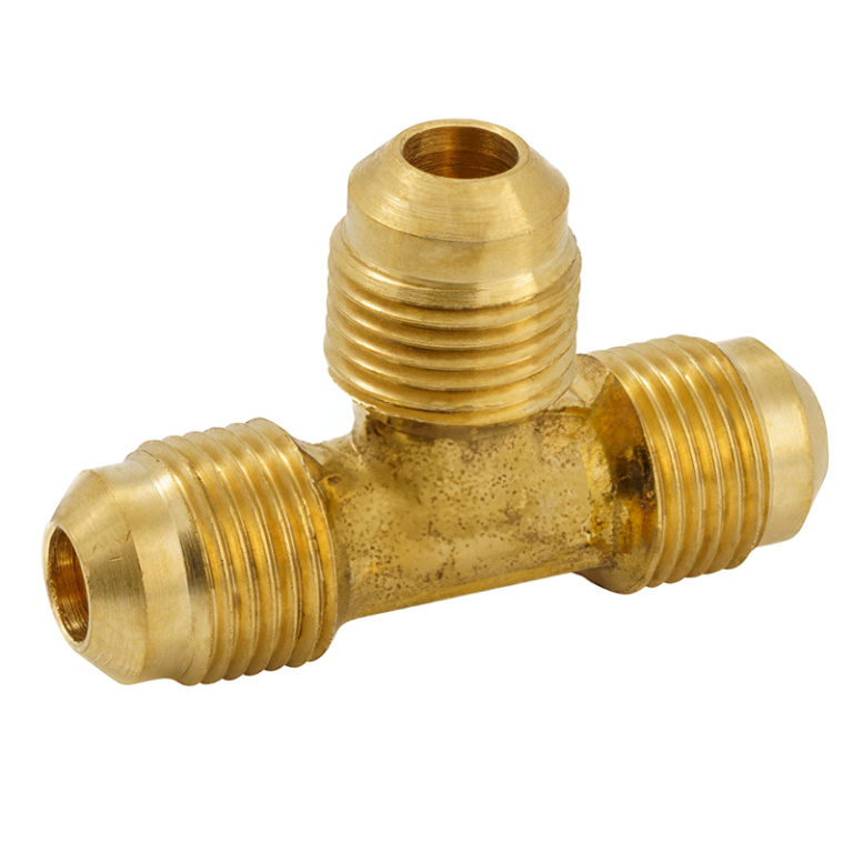 Brass Male Oil Flare Tee - 10mm