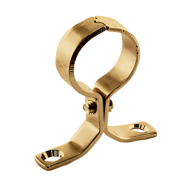 Brass Pipe Clip Bracket - 15mm