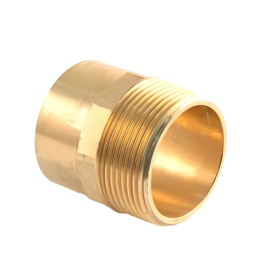 Brass Solder Ring Male Iron Adaptor - 15mm x 1:2 BSP