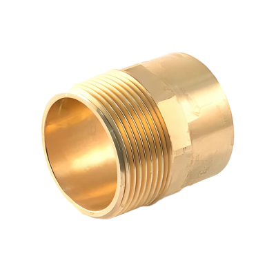 Brass Solder Ring Male Iron Adaptor - 15mm x 1:2 BSP Left