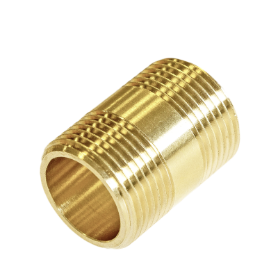 Brass Threaded Barrel Nipple - 3:4 Right