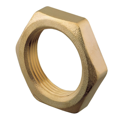 Brass Threaded Locking Nut - 1:8 Left