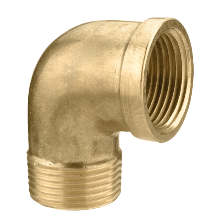 Brass Threaded Male & Female Elbow - 1 1:4 BSP