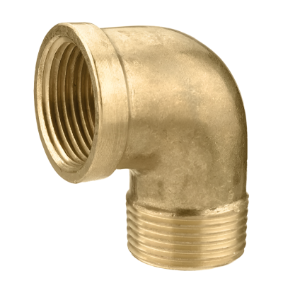 Brass Threaded Male & Female Elbow - 1 1:4 BSP Left