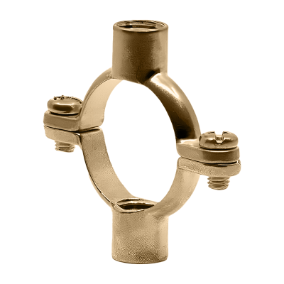 Cast Brass Double Pipe Ring - 15mm Left