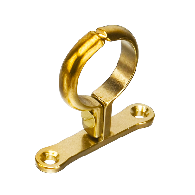 Cast Brass Screw On Pipe Bracket - 15mm