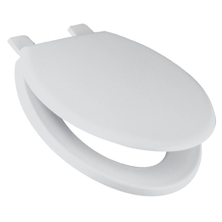 Celmac Emerald White Toilet Seat & Cover With Plastic Hinges