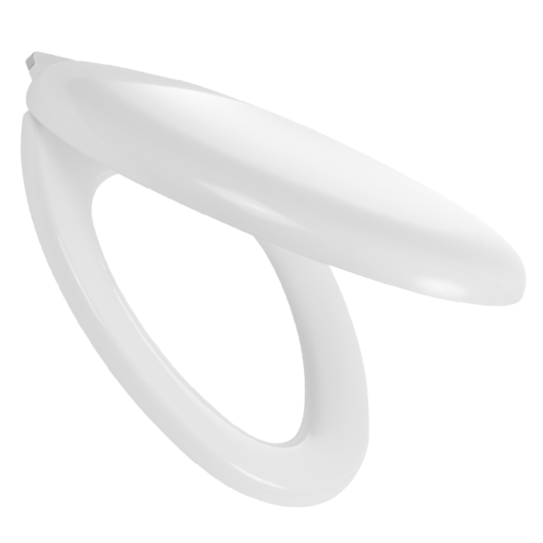 Celmac Tango White Soft Close Toilet Seat & Cover With Plastic Hinges