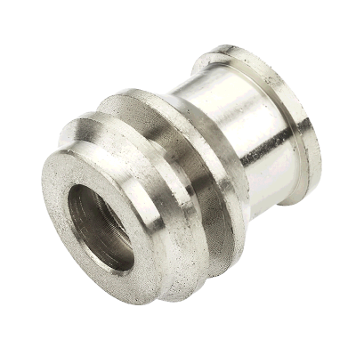 Chrome Plated Brass Single Part Compression Reducer - 22mm x 15mm Left