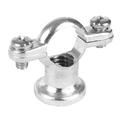 Chrome Plated Cast Brass Pipe Ring & Back Plate - 15mm