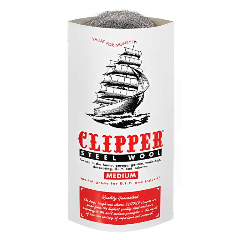 Clipper Medium Grade Pipe Cleaning Steel Wire Wool - 450g