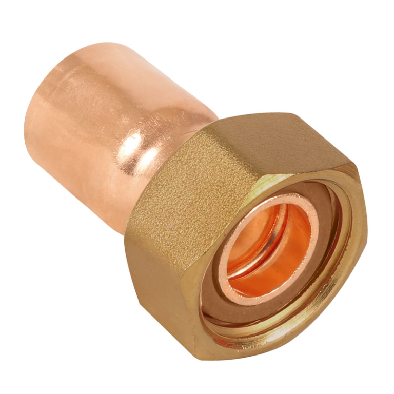 Copper Cylinder Union - 22mm x 1 BSP