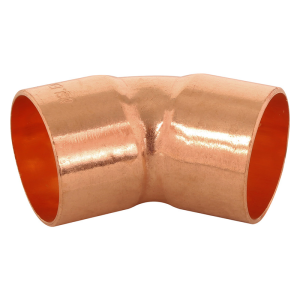 Copper End Feed 45° Elbow – 22mm
