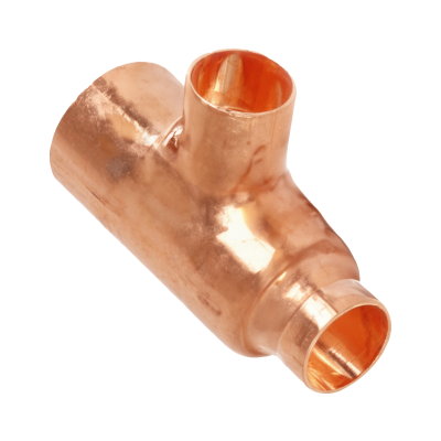 Copper End Feed Reducing Tee - 15mm x 10mm x 10mm