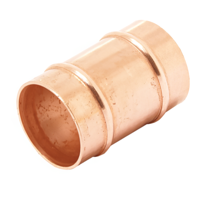 Copper Imperial Solder Ring Coupling - 28mm x 1 Left