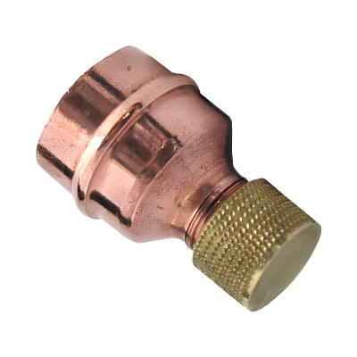 Copper Solder Ring Air Vent Cap - 15mm