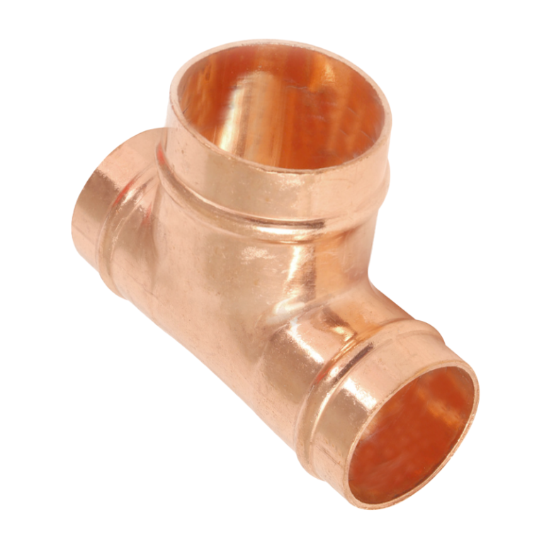 Copper Solder Ring Reducing Tee - 15mm x 15mm x 22mm