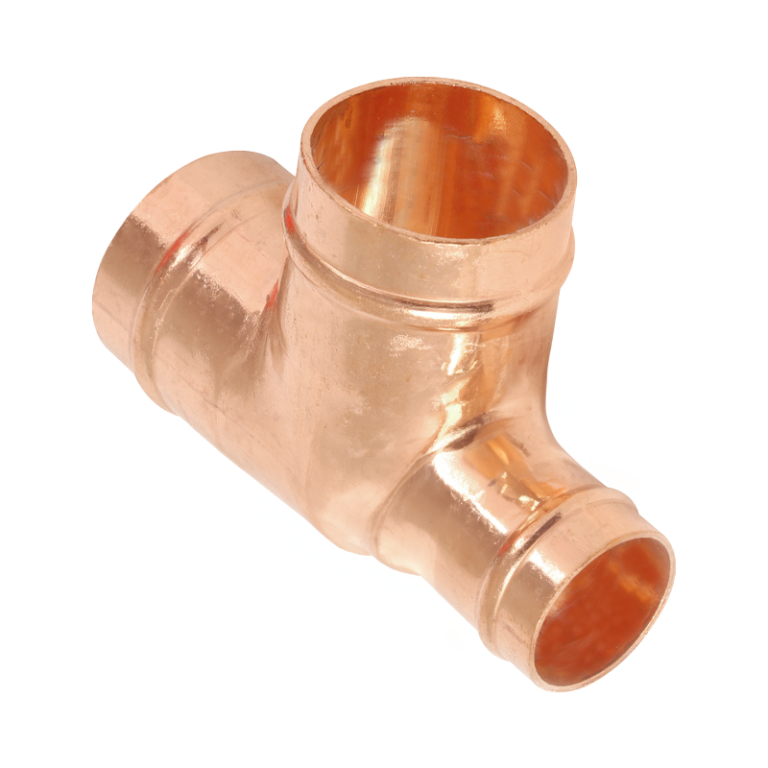 Copper Solder Ring Reducing Tee - 28mm x 15mm x 28mm