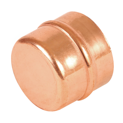 Copper Solder Ring Stop End - 15mm Left