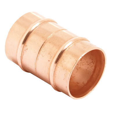 Copper Solder Ring Straight Coupling - 10mm