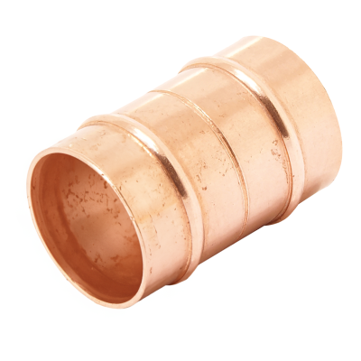 Copper Solder Ring Straight Coupling - 12mm Left