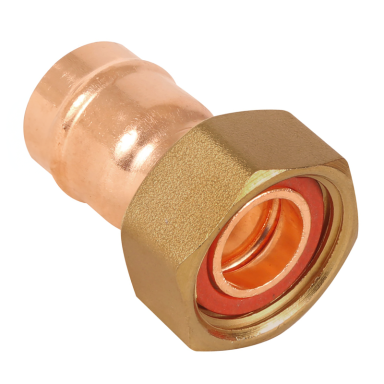 Copper Solder Ring Straight Tap Connector - 15mm x 1:2 BSP