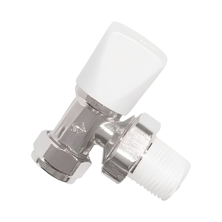 Crestalux Angled Radiator Valve - 10mm