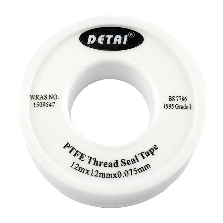 Detai PTFE Plumbers Threaded Seal Tape Roll - 12mm x 12m