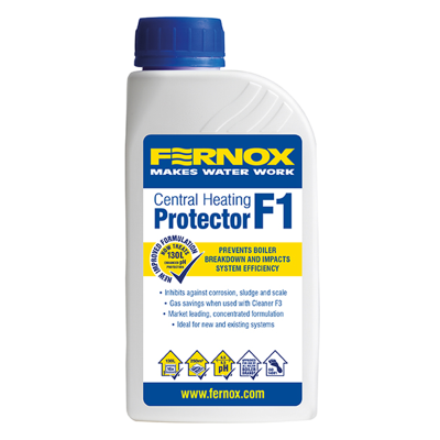 FERNOX F1 Central Heating Protector & Inhibitor - 500ml