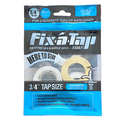 Fix-a-Tap Kit For Acrylic Baths - 3:4 x 36mm